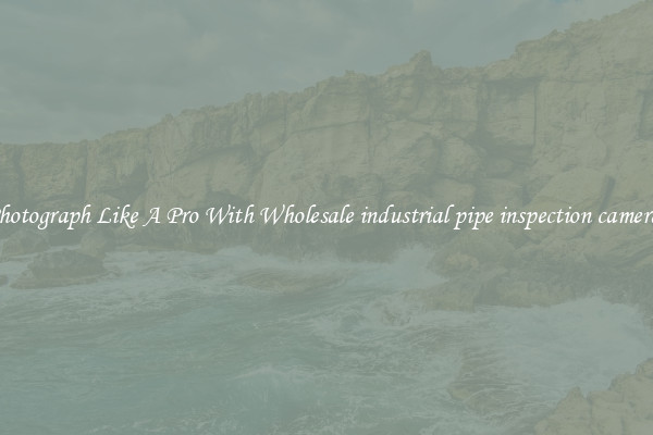 Photograph Like A Pro With Wholesale industrial pipe inspection cameras