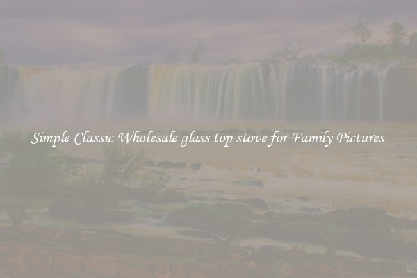 Simple Classic Wholesale glass top stove for Family Pictures 