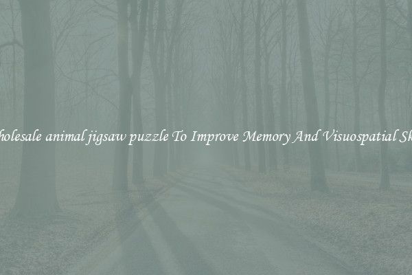Wholesale animal jigsaw puzzle To Improve Memory And Visuospatial Skills