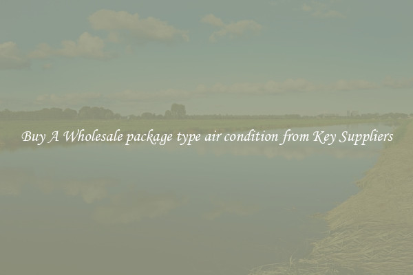 Buy A Wholesale package type air condition from Key Suppliers