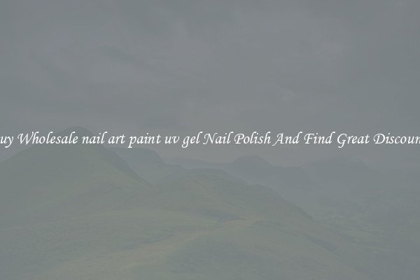 Buy Wholesale nail art paint uv gel Nail Polish And Find Great Discounts